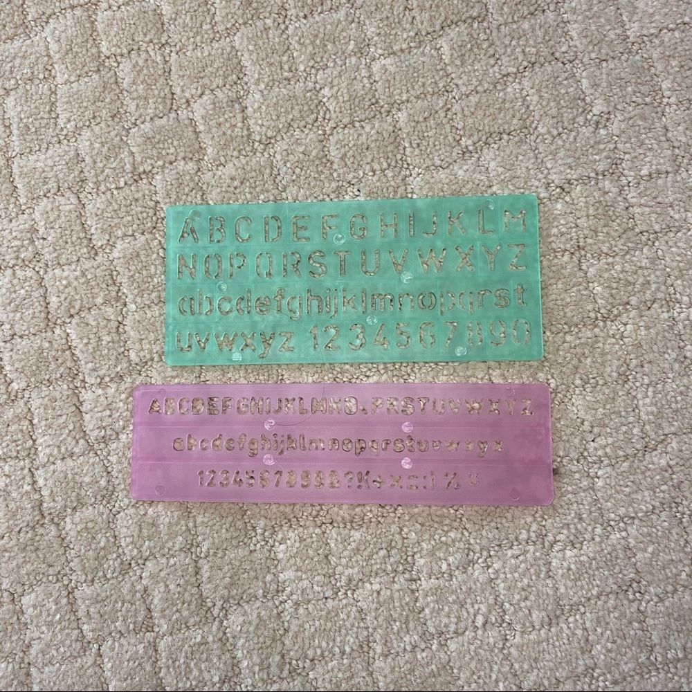 Roman Lettering stencil - Picture 5 of 8